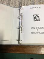 2 Davo albums met cassette met telebrieven of Ecu brieven!!!, Verzenden, Verzamelalbum