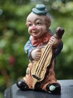 Vintage Clown Beeldje met Cello, Antiek en Kunst, Ophalen of Verzenden
