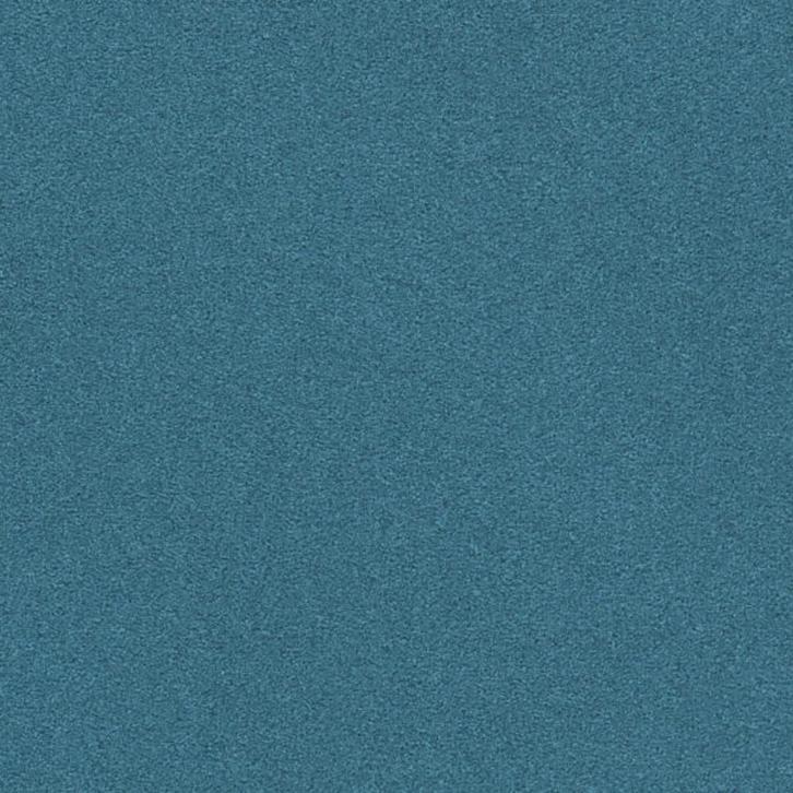 Zachte velours tapijttegels Turquoise blauw, Heuga 725, Huis en Inrichting, Stoffering | Vloerbedekking, Nieuw, Tapijttegels, Blauw