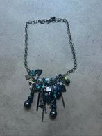 Schitterende ketting, met parelmoer & zwarte kralen, Ophalen of Verzenden