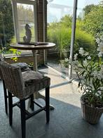 Landelijke bistro-set, Huis en Inrichting, Ophalen, Zo goed als nieuw, Inclusief barstoelen