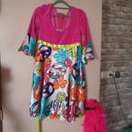 Flower power jurk maat s nieuw met boa, Kleding | Dames, Ophalen of Verzenden, Zo goed als nieuw, Maat 38/40 (M), Carnaval