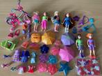Polly Pocket Poppetjes en Dieren Fiets + Div, Ophalen, Zo goed als nieuw