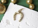 Gouden Hoefijzer Hanger | 14 Karaat Goud, Overige voorstellingen, Ophalen of Verzenden, Zo goed als nieuw, Goud