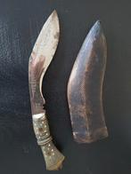 Napalese Kukri handgemaakte mes met bijbehorende schede, Antiek en Kunst, Ophalen of Verzenden