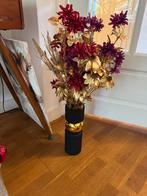 Vaas met kunstbloemen, Ophalen of Verzenden, Zo goed als nieuw