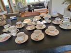 Antiek servies theekopjes kop en schotels, Ophalen of Verzenden