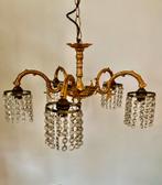 Vintage Kroonluchter Hollywood Regency Kristallen, Ophalen of Verzenden