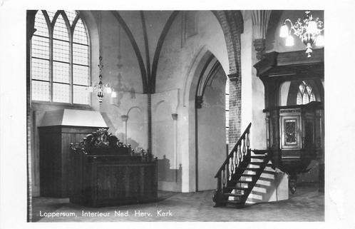 (387-090-035) Loppersum Kerk, Verzamelen, Ansichtkaarten | Nederland, Groningen, Verzenden
