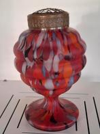 Art Deco Piqué Fleurs opaline vaas, Ophalen of Verzenden