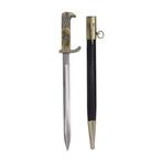 Duits bajonet staal met schede 48 cm, Verzenden, Landmacht, Duitsland, Mes of Dolk