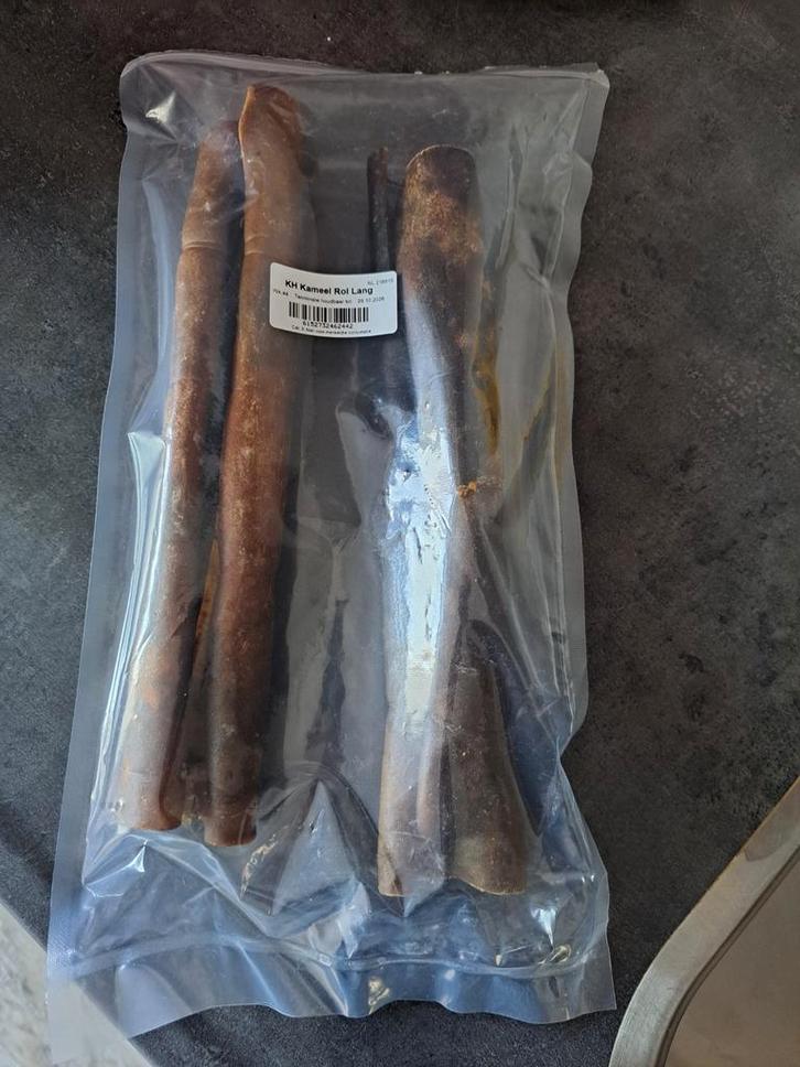 2 grote rollen kamelenkophuid voor de hond, Dieren en Toebehoren, Dierenvoeding, Hond, Ophalen of Verzenden