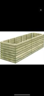 Houten plantenbak - 206x50x48 cm, Tuin en Terras, Ophalen, Gebruikt, 100 cm of meer, Balkon