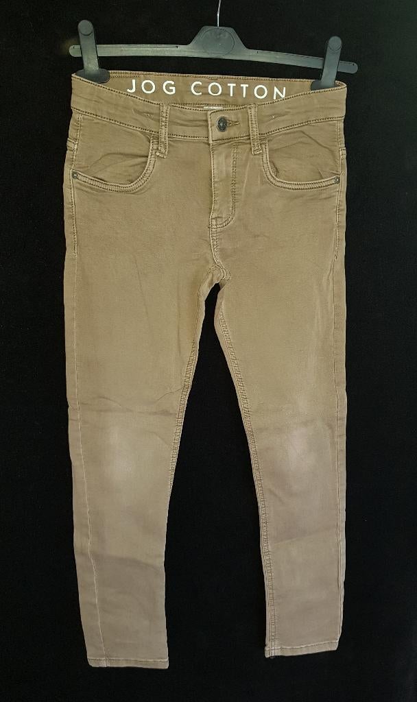 Super fijne bruine stretch denim van C&A maat 146., Broek, C&A, Verzenden, Zo goed als nieuw