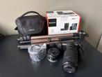 Sony a5100 systeemcamera + 2 lenzen + accessoires, Compact, Ophalen of Verzenden, Zo goed als nieuw, 4 t/m 7 keer