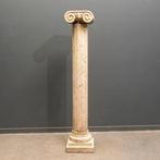 Brocante - Kapitale hoge zuil, Travertin!, Huis en Inrichting, Woonaccessoires | Zuilen en Pilaren, Ophalen, Gebruikt
