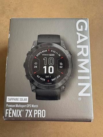 Garmin Fenix 7X pro sapphire solar beschikbaar voor biedingen