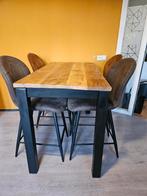 Prachtige tafel met stoelen, Ophalen, 100 tot 150 cm, 50 tot 100 cm, Zo goed als nieuw