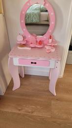 Kaptafel Kleuter met Accessoires - Roze, Ophalen, Kindermeubels, Minder dan 50 cm, Zo goed als nieuw