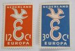 Nederland 1958 - nvph 713-714 - Europa – Letter E en duif, Postzegels en Munten, Verzenden, Na 1940