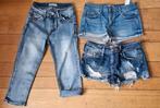 Korte broeken en 3/4 model mt 36 /S Mango Bershka € 5 p.stuk, Blauw, Kort, Mango, Ophalen of Verzenden