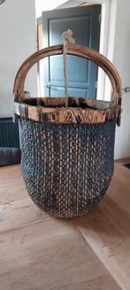 Grote (Chinese rijst) mand, Huis en Inrichting, Woonaccessoires | Schalen en Manden, Ophalen, Zo goed als nieuw, Rond, Riet