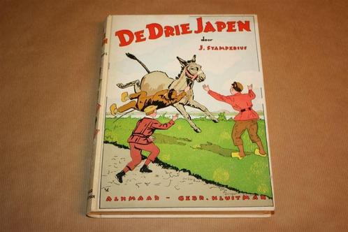 De drie Japen. Stamperius. Kluitman 1946., Boeken, Kinderboeken | Jeugd | 10 tot 12 jaar, Gelezen, Ophalen of Verzenden