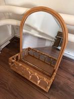 Xenos Rotan Spiegel met Wandrek, Ophalen, Minder dan 50 cm, Zo goed als nieuw, Minder dan 100 cm
