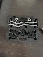 Insportline Curl Barbell Set 20kg - Zo Goed Als Nieuw!, Sport en Fitness, Ophalen, Zo goed als nieuw, Armen, Halterset