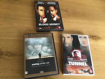 Films D Day bij Normandië 1+2 , Tunnel, en Bloody money 