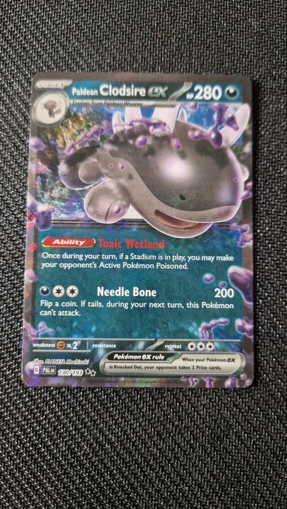 Paldean Clodsire ex 130/193 Scarlet&Violet Paldea Evolved, Ophalen of Verzenden, Zo goed als nieuw, Losse kaart