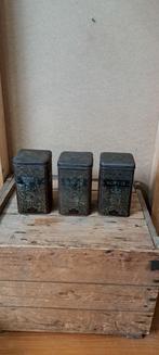 Vintage Thee, Suiker, Koffie Blikken - Set van 3, Ophalen of Verzenden