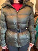 Groene gewatteerde jas met riem, Kleding | Dames, Ophalen of Verzenden, Zo goed als nieuw, Maat 34 (XS) of kleiner, Groen
