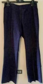 Blauwe stretch broek jeans, spijkerbroek, soho new york, M, Maat 38/40 (M), Blauw, Ophalen of Verzenden, Zo goed als nieuw