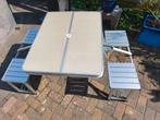 Opvouwbare picknick tafel, Caravans en Kamperen, Ophalen, Gebruikt, Campingtafel