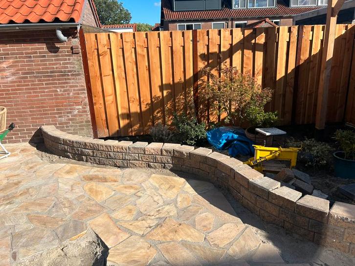 Crack/ stack stenen, Tuin en Terras, Bloembakken en Plantenbakken, Nieuw, Hout, Minder dan 30 cm, Ophalen