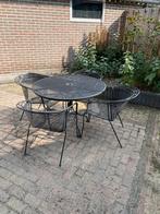 Gietijzeren tuinset, Ophalen, Gebruikt, Tuinset, Eettafel