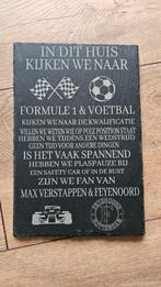 Leisteen met tekst feyenoord en F1, Ophalen of Verzenden, Nieuw