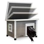 Kattenhuis grijs nieuw, Dieren en Toebehoren, Ophalen of Verzenden, Nieuw