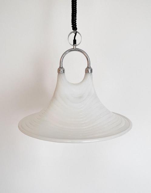 Vintage 70s space age cristallux hanglamp, Huis en Inrichting, Lampen | Hanglampen, Minder dan 50 cm, Kunststof, Ophalen of Verzenden