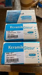 2 kilo Welte/silex aardewerk glazuur paarlmoer wit KGE-25, Ophalen of Verzenden, Nieuw