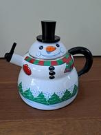 Sneeuwpop fluitketel nieuw in doos, Ophalen, Nieuw