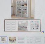 VidaXL shoe cabinet 4 piece offer white new, Ophalen of Verzenden, Zo goed als nieuw, Vijf personen of meer, Rechthoekig