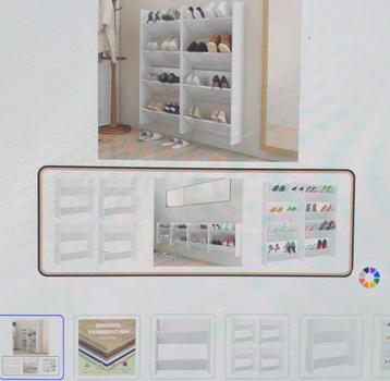 VidaXL shoe cabinet 4 piece offer white new beschikbaar voor biedingen