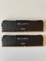 Crucial Ballistix 32GB (2x16) 3200 MHz DDR4 RAM, Computers en Software, RAM geheugen, 32 GB, DDR4, Ophalen of Verzenden, Zo goed als nieuw