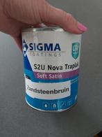 Sigma S2U Nova traplak - zandsteenbruin, Doe-het-zelf en Verbouw, Verf, Beits en Lak, Overige kleuren, Nieuw, Ophalen of Verzenden