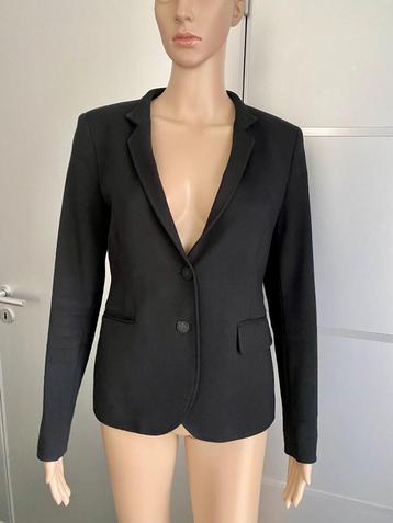 E986 Massimo Dutti: mt. 36=S jasje blazer colbert zwart beschikbaar voor biedingen