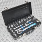 Dopsleutelset Dopset 10 t/m 32mm met 1/2" ratel van €89 voor, Ophalen, Zo goed als nieuw