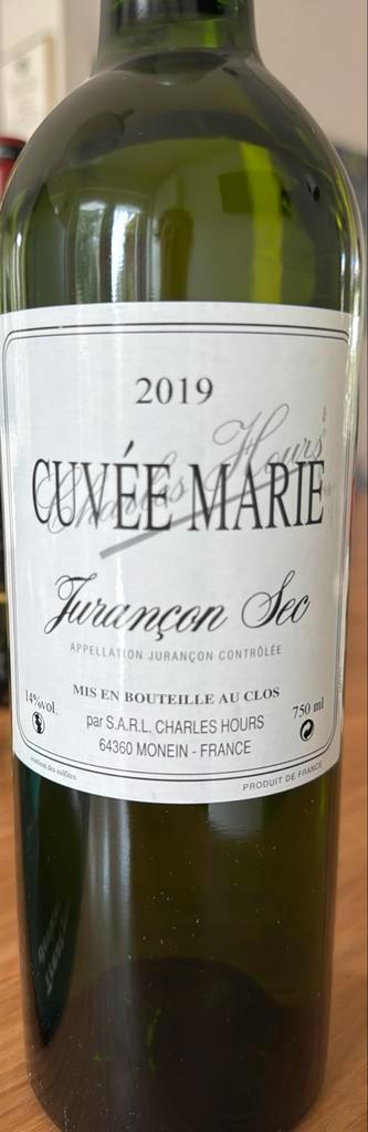 Jurançon Sec Cuvée Marie 2020 Charles Hours beschikbaar voor biedingen