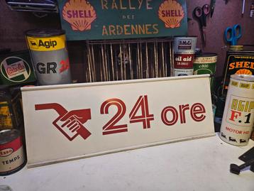 Vintage Agip Benzinepomp Bord - Metaal beschikbaar voor biedingen